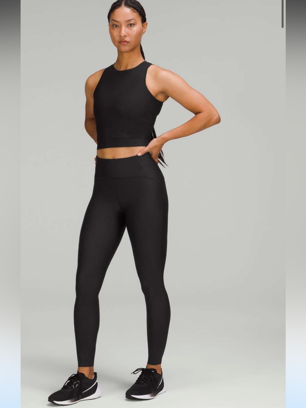 Lululemon $168 SenseKnit High-Rise Running Tight 28" Black 4
